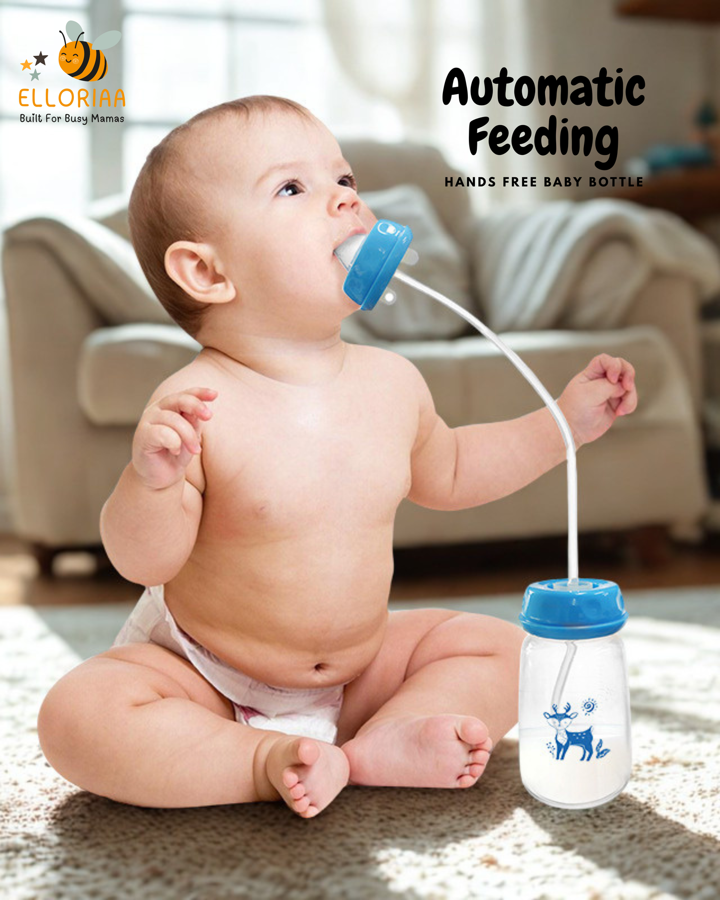 Hands-Free Baby Bottle