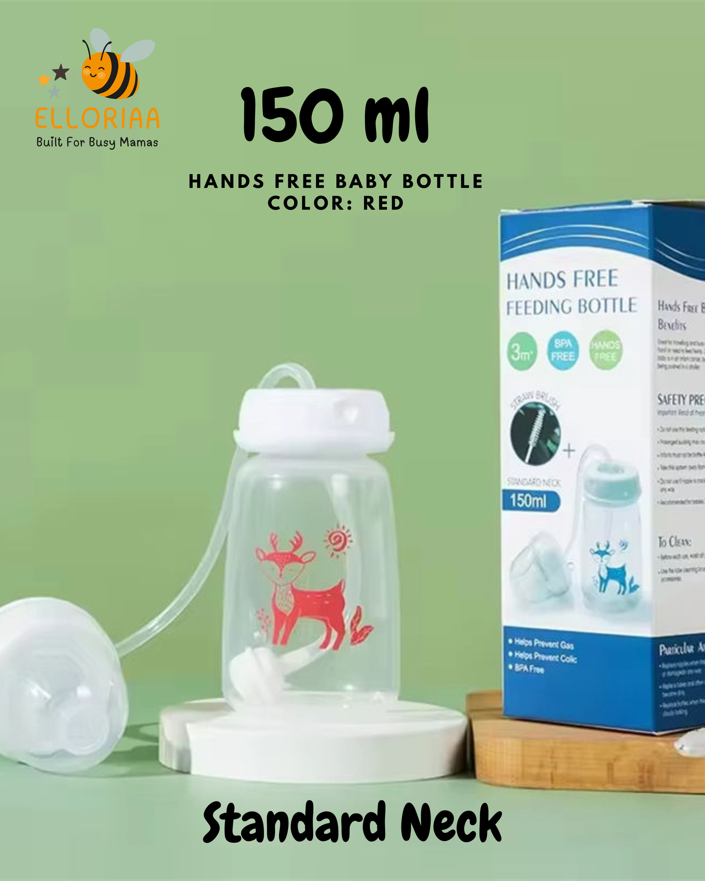Hands-Free Baby Bottle