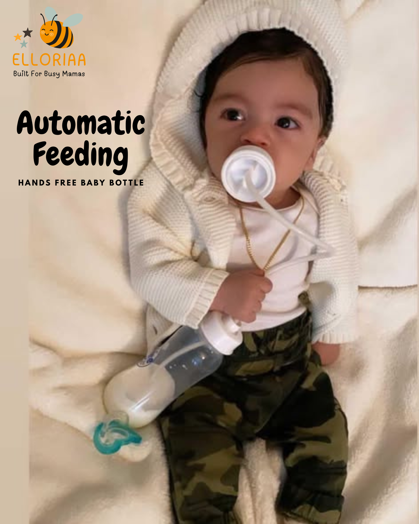 Hands-Free Baby Bottle