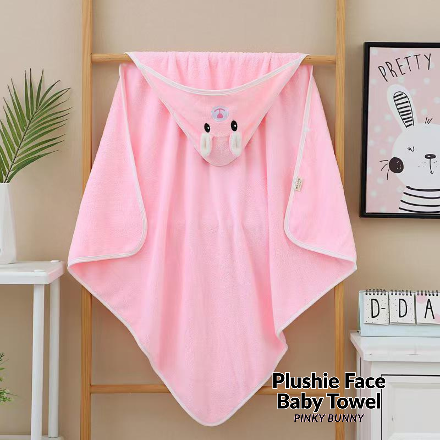 Plushie Face Baby Towel