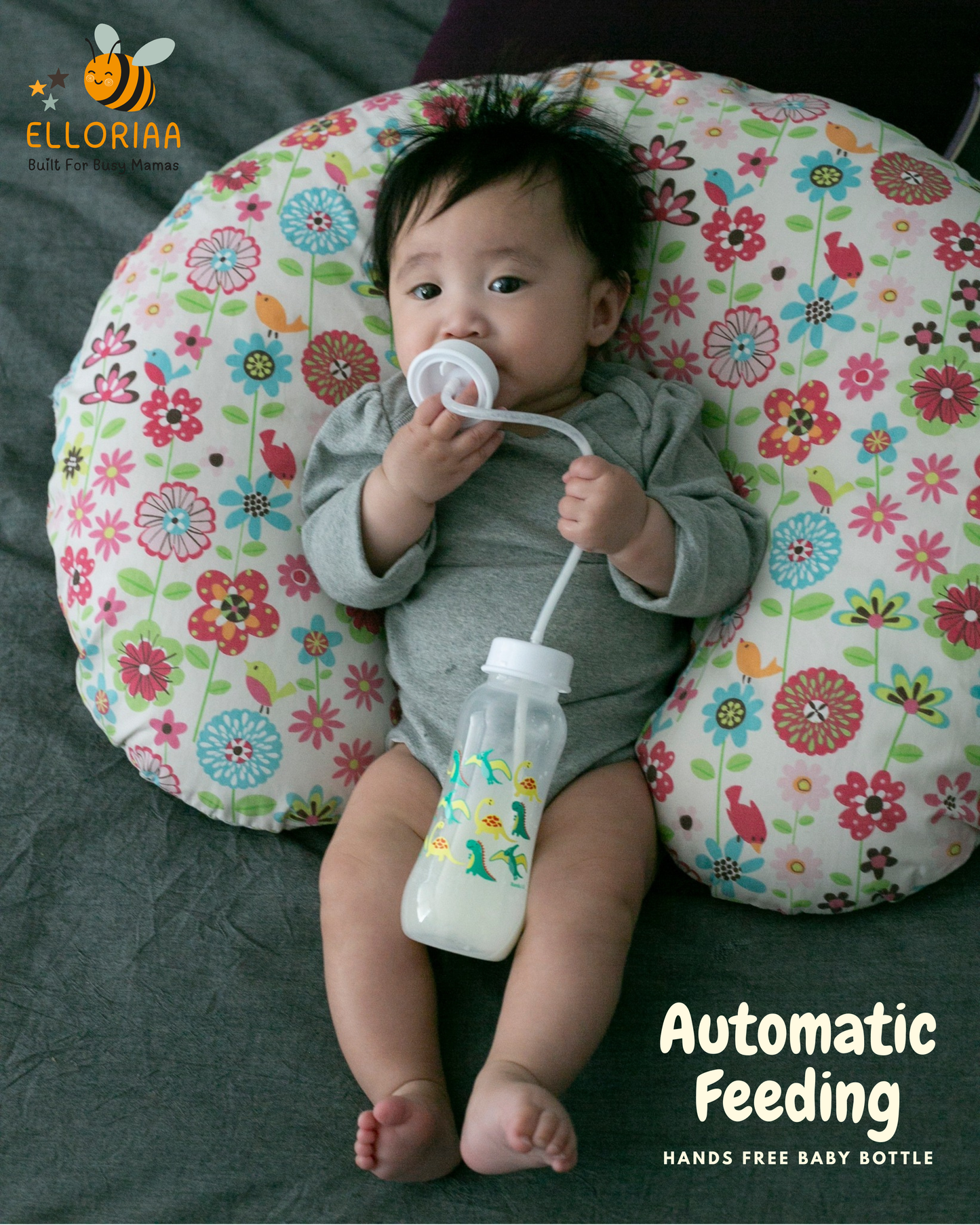 Hands-Free Baby Bottle