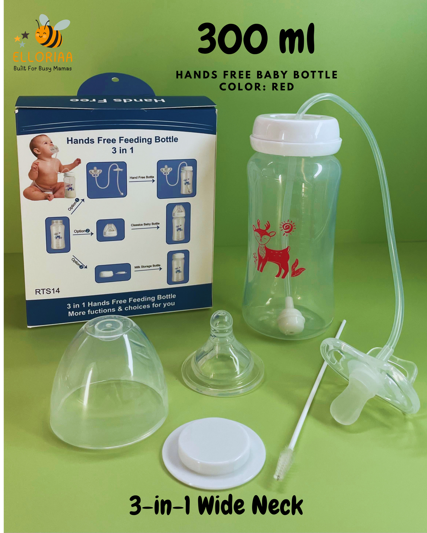 Hands-Free Baby Bottle