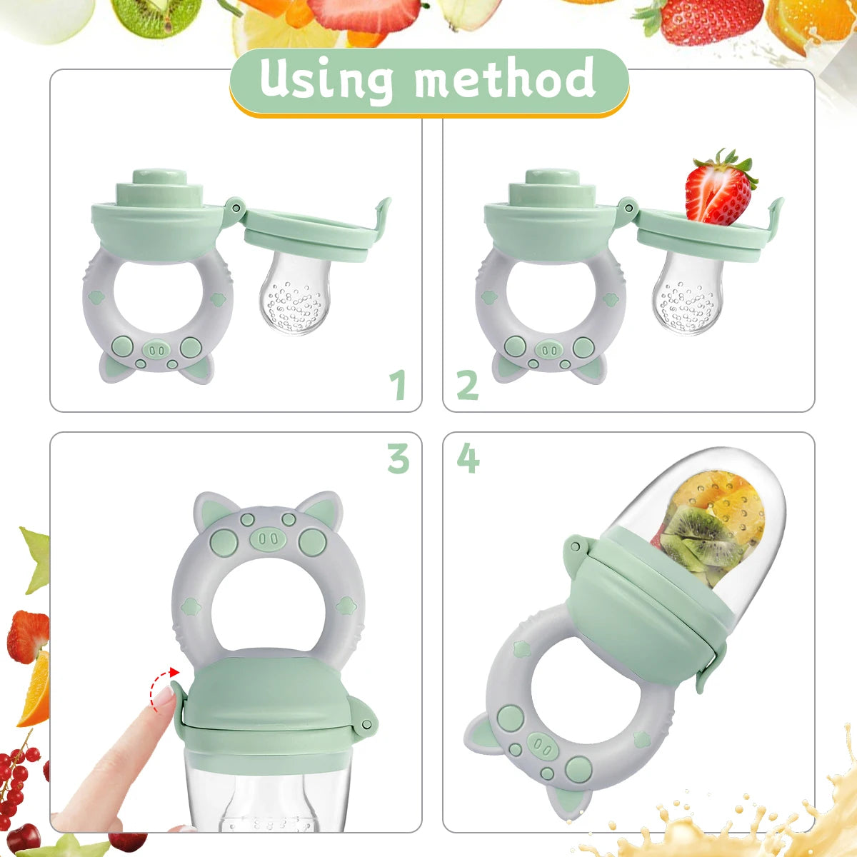 Silicone Fruit & Vegetable Feeder