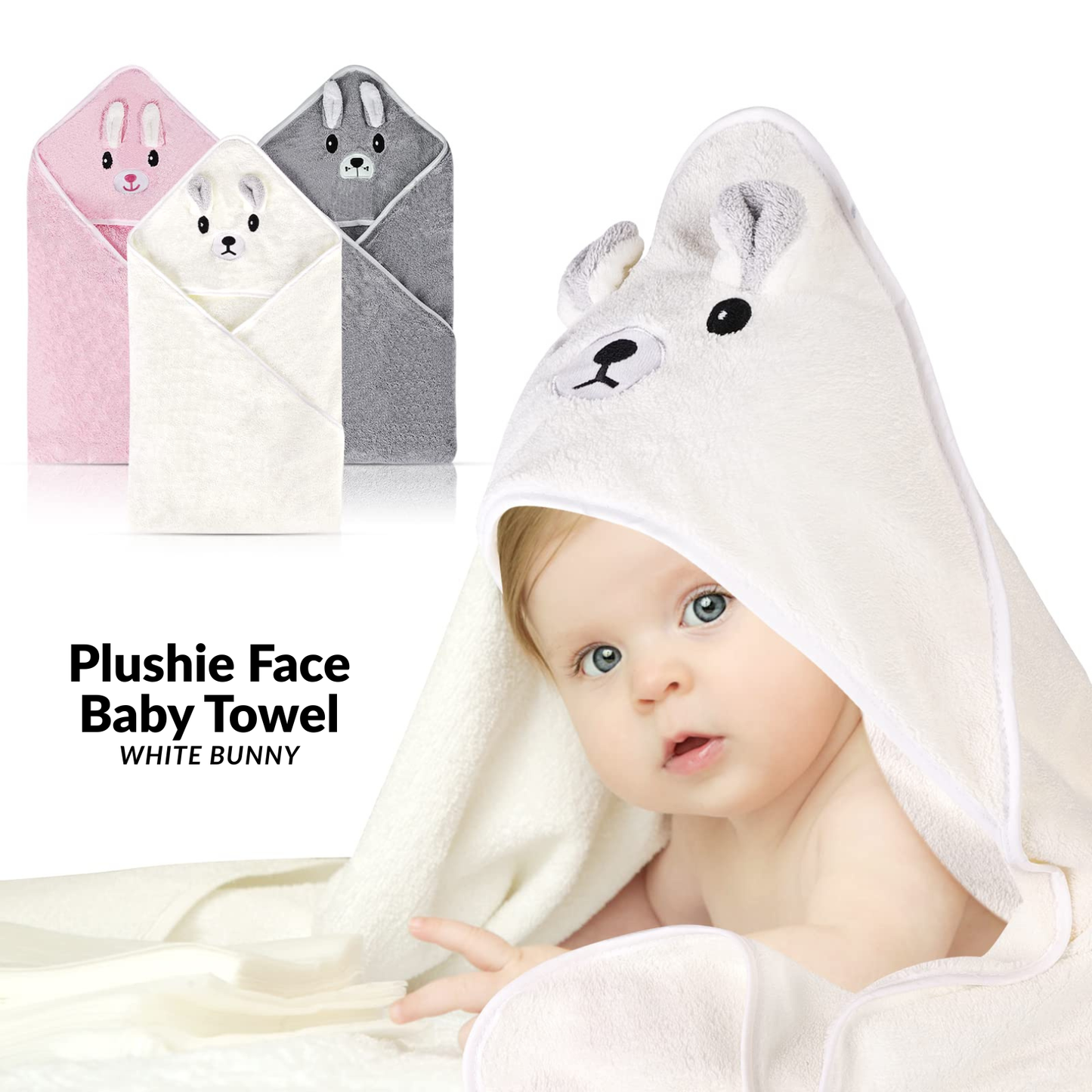 Plushie Face Baby Towel