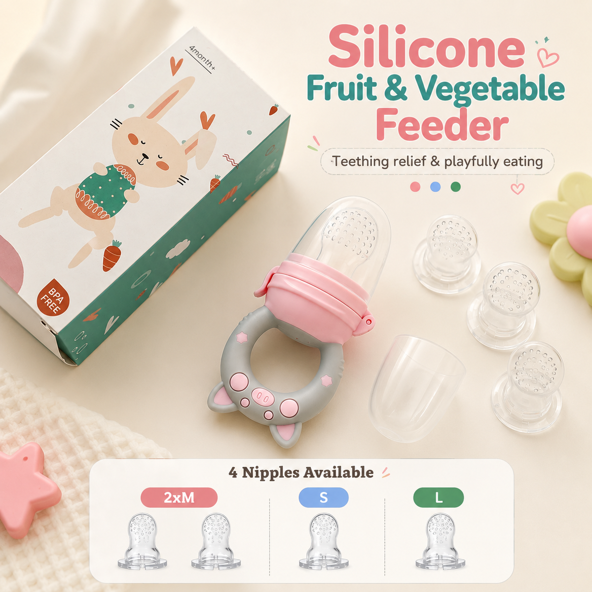 Silicone Fruit & Vegetable Feeder