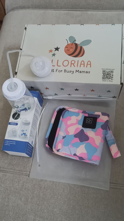Smart Feeding Bundle - Portable bottle Warmer + Hands Free Bottle