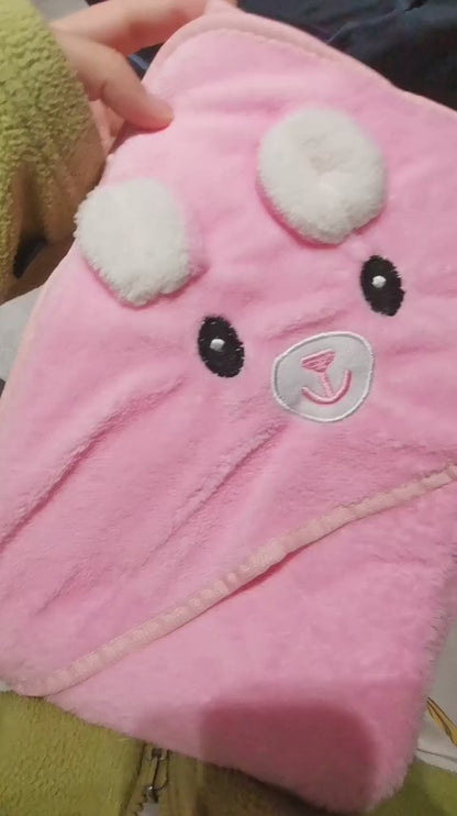 Plushie Face Baby Towel